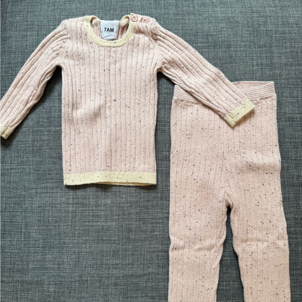 7AM Enfant Soft Pink Set